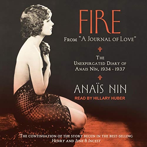 Anaïs Nin: book covers for 'Fire'