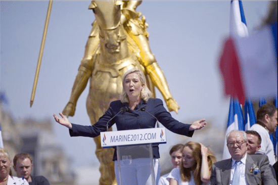 Statue of Joan of Arc in the Place des Pyramides